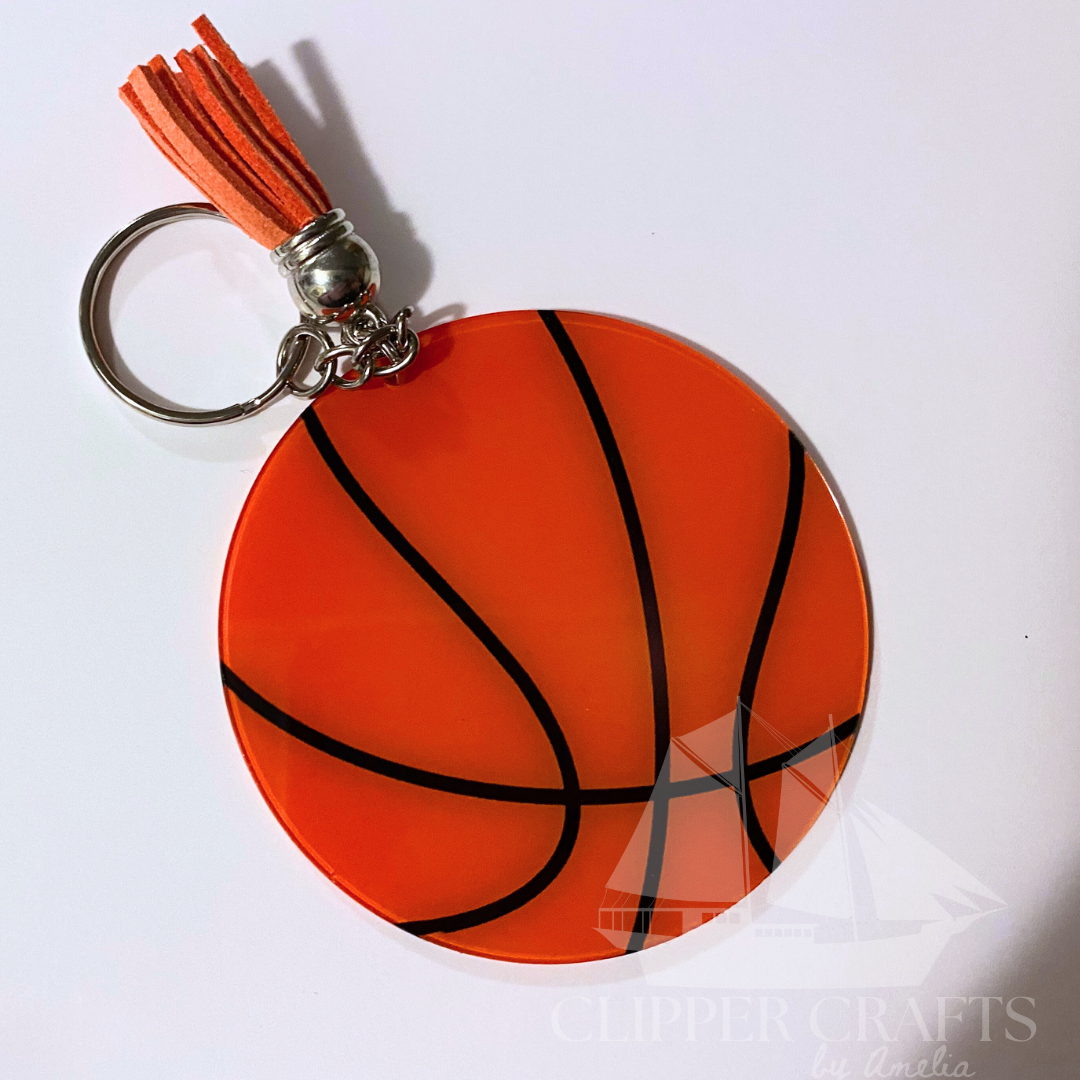 Basketball Customizable Key Chain