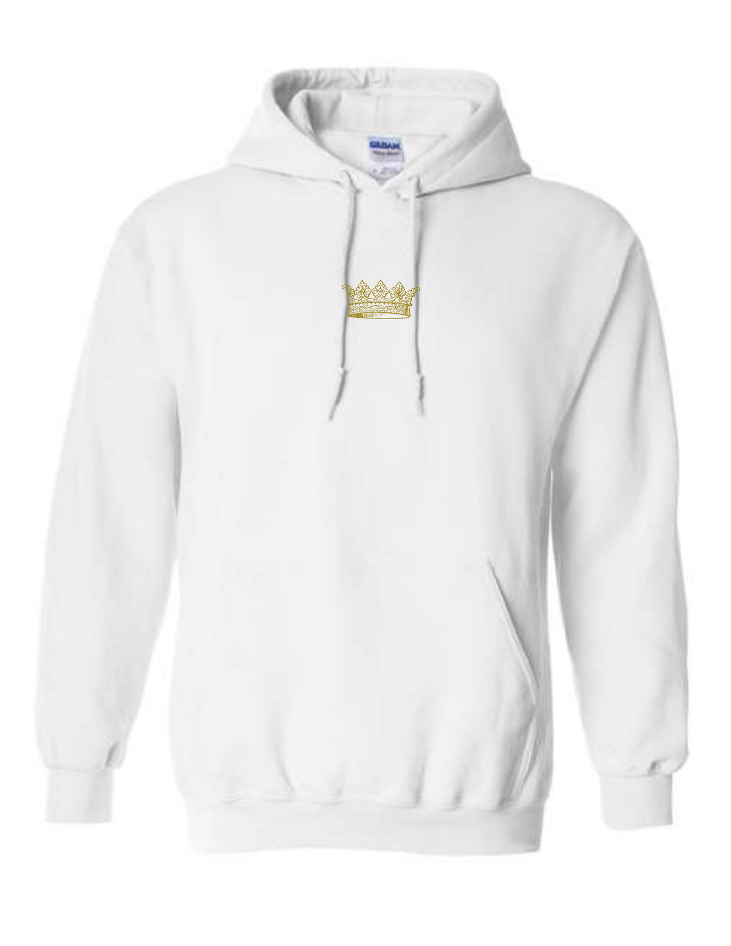 "For Thine is the Kingdom" The Lord's Prayer (John 8:36) KJV Hoodie - White