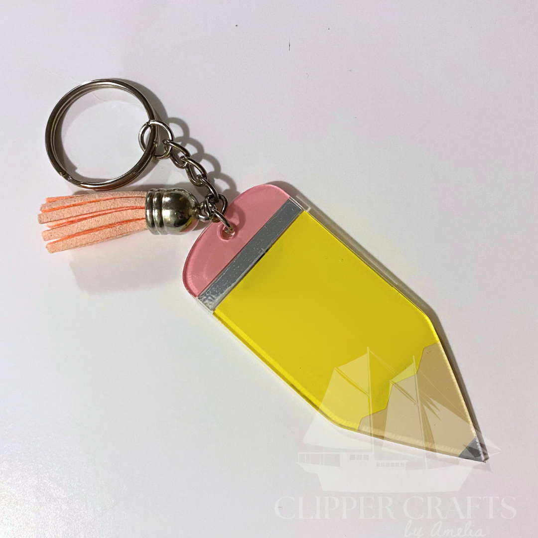 Pencil Customizable Key Chain