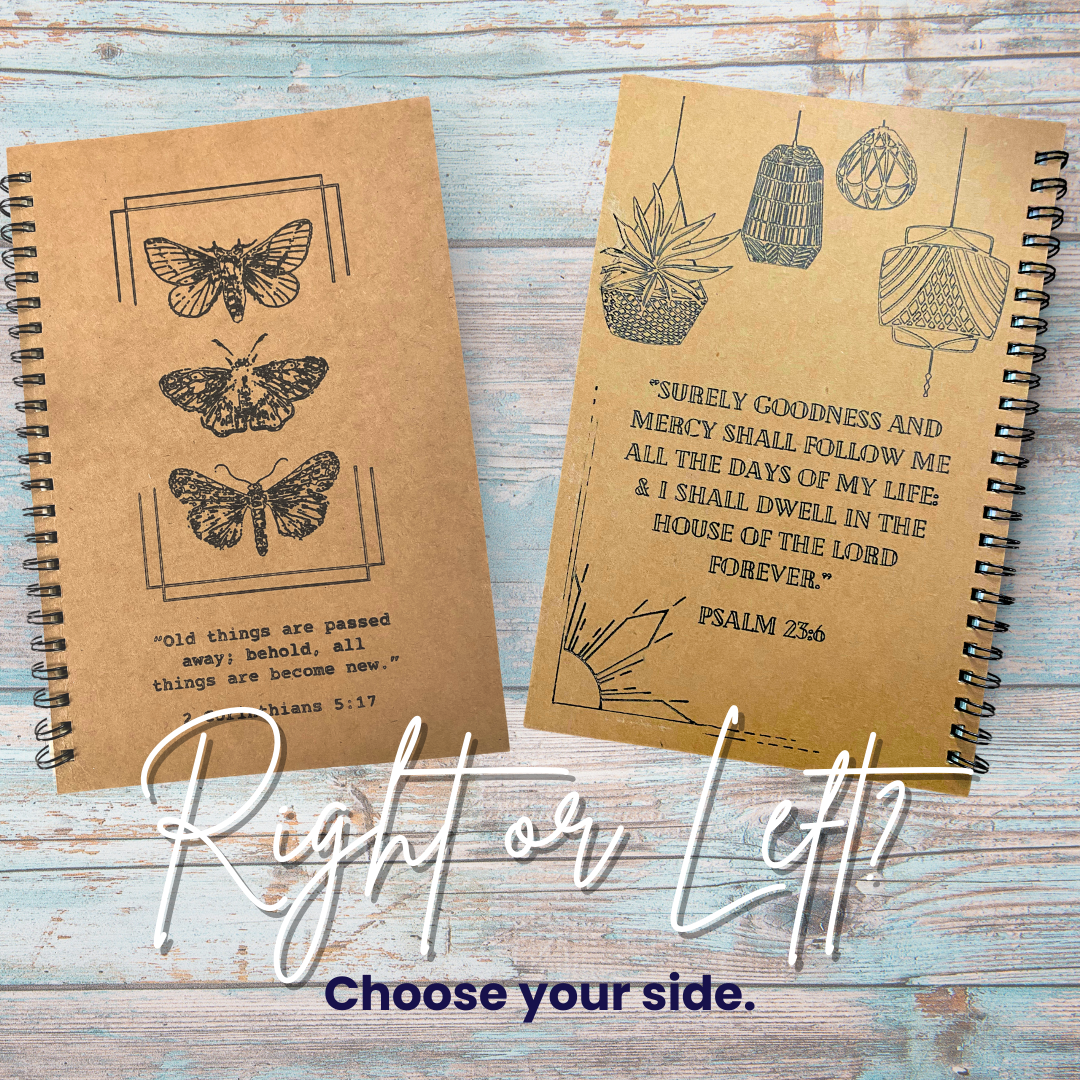 "Become New" (2 Cor. 5:17) Lined Kraft Notebook